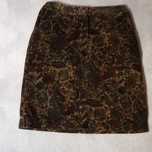 Charter Club corduroy size 6 skirt
